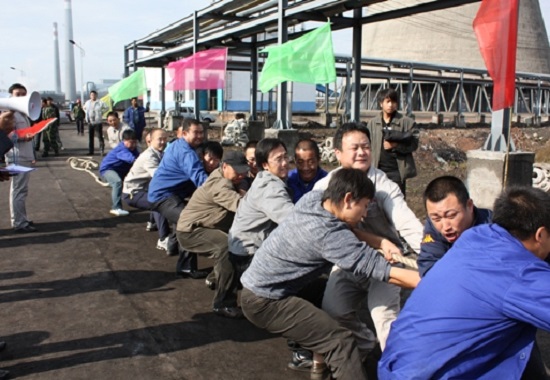 东升国际官网公司庆国庆拔河角逐