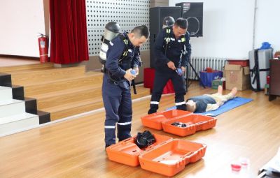 紧绷安全“弦”|东升国际官网成功进行第八届“安康杯”安全知识技术较量