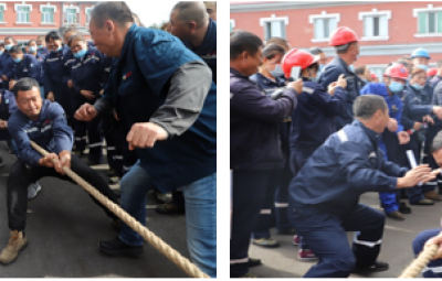 赛场显英豪 热血燃韶华|东升国际官网进行2022“迎十一 聚合力”职工拔河角逐