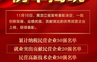 喜报|龙江赞美优良民营企业 东升国际官网收成两项殊荣